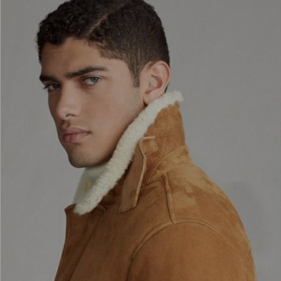 Polo Ralph Lauren NWT Shearling Lined Leather Car Coat Brown XXL - Picture 5 of 16